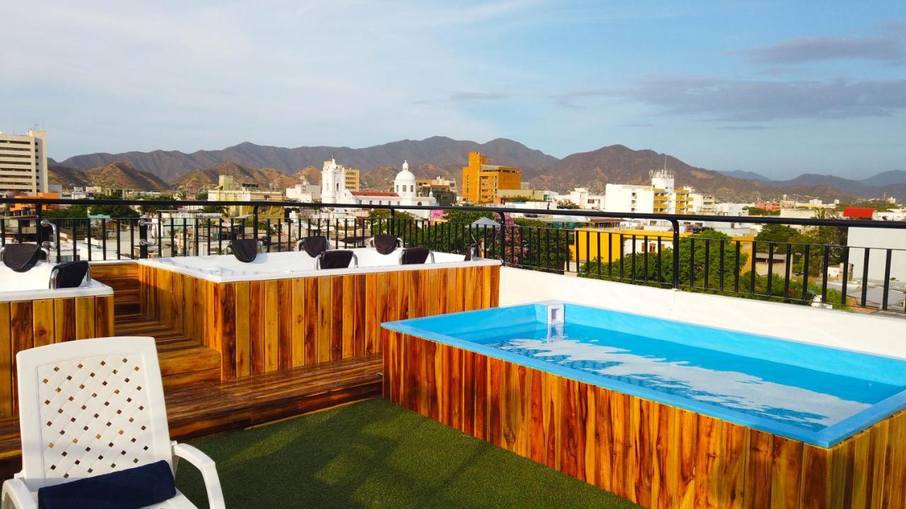 Hotel Parque De Los Novios Inn 圣玛尔塔 外观 照片