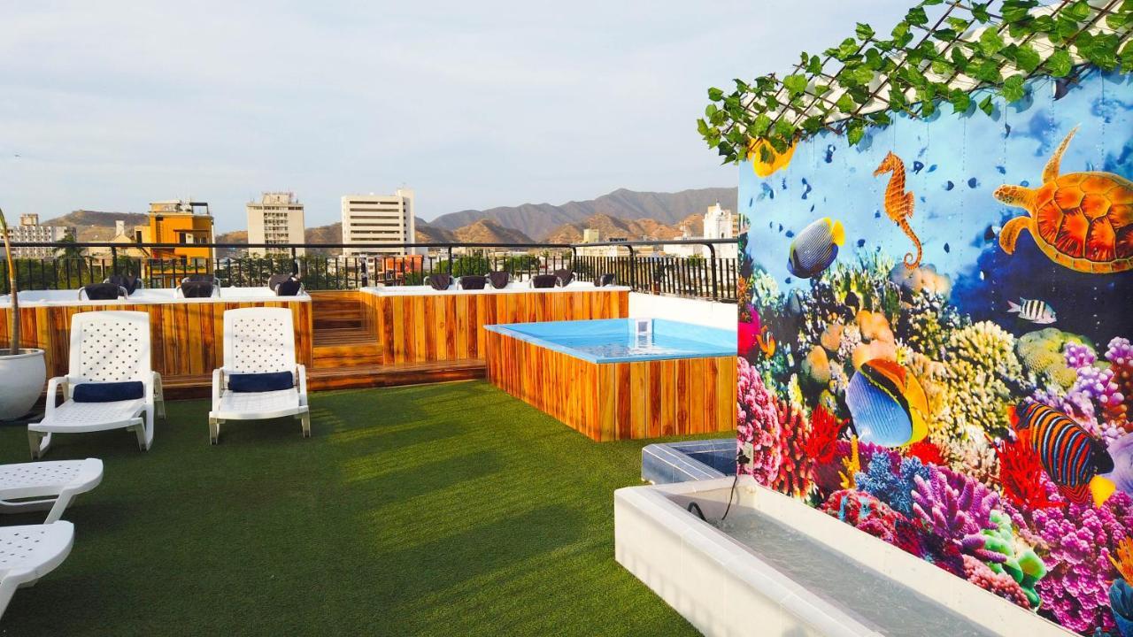 Hotel Parque De Los Novios Inn 圣玛尔塔 外观 照片